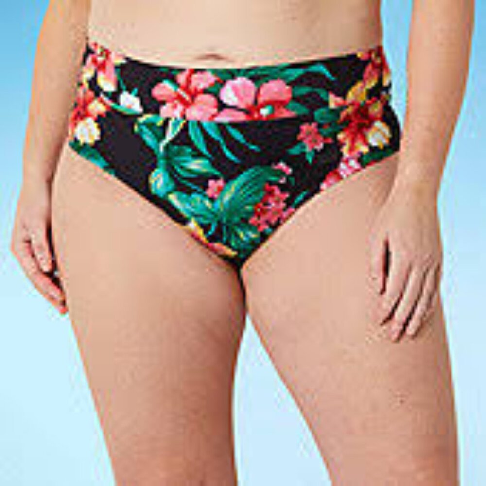 NWT Outdoor Oasis "Vacay Vibes" Bikini Swimsuit Bottom